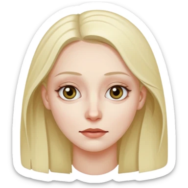 woman with eating disorder sticker