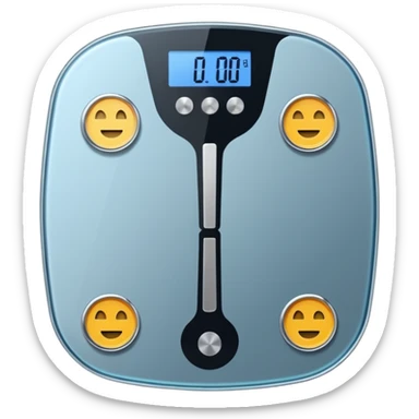 scale going down fat loss sticker