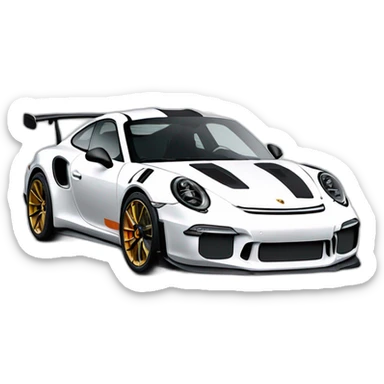 Porsche 911 gt3 rs sticker