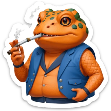 Gamabunta from naruto sticker