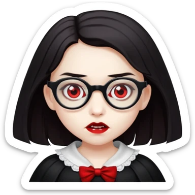 vampire kids with opticals half dress sticker