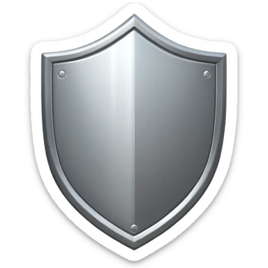 Shield with Shield with flex icon sticker