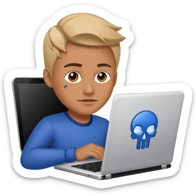 malwarebytes hammering notebook sticker