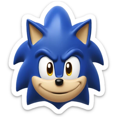 Sonic the hedgehog sticker