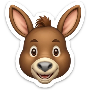 Donkey from shrek sticker