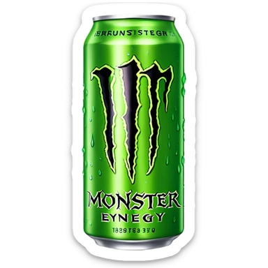 Monster energy drink sticker