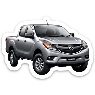 Mazda BT-50 - Mazda (Model Year: 2024) (Iconic colour: Dark Silver) new facelift sticker