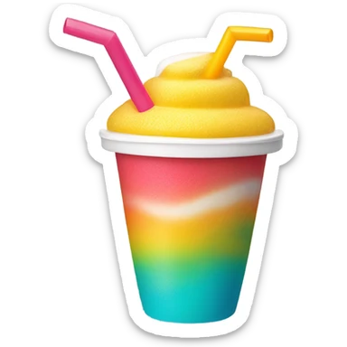 Slurpee with a suntan sticker