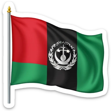 Afghanistan flag sticker