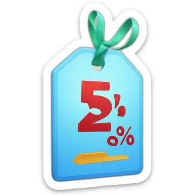 price tag sale sticker