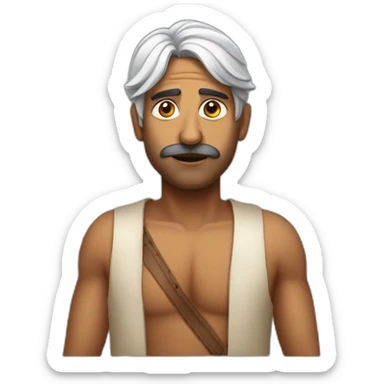 indian man saying what are you doing up this late playing sticker