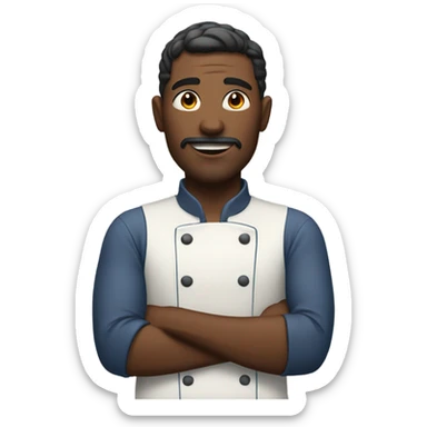 a man who cooks well sticker
