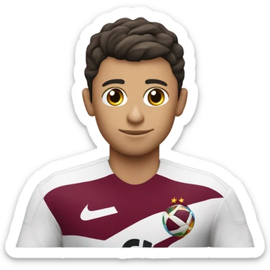 Cr7 con una cope del mundial de qatar sticker