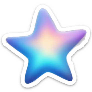 super nova star sticker