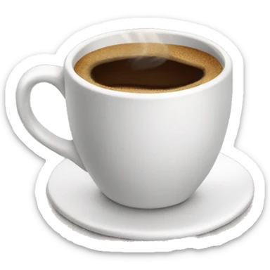 Coffee sticker