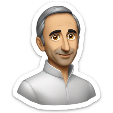 Eric Zemmour amoureux d'un arabe sticker