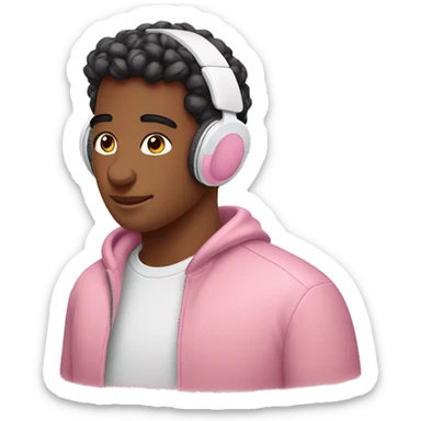 Pink AirPods Max sticker