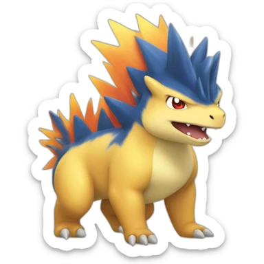 Typhlosion sticker