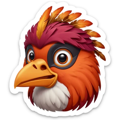 virginia tech mascot sticker