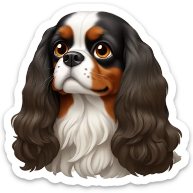 King Charles spaniel sticker