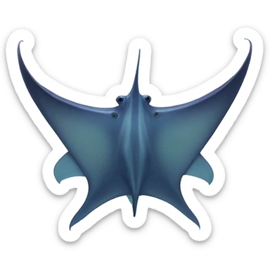 RAY manta sticker