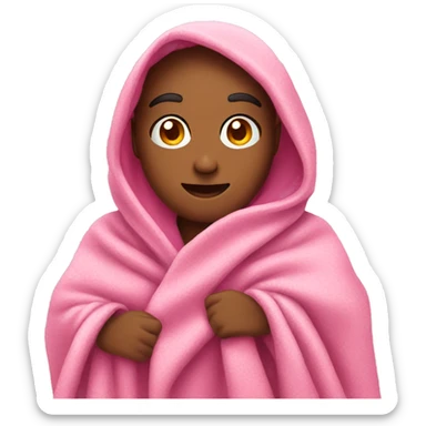 pink comfy blanket sticker