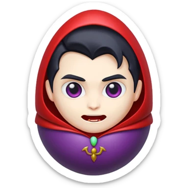 vampire easter egg cute sticker