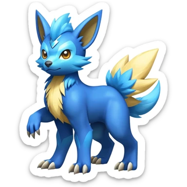 Manectric-Luxio-Fakémon-hybrid-creature (full body)  sticker