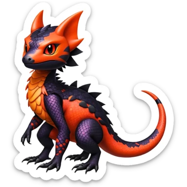 Salandit-Noibat-Litten-Hybrid (Full body) sticker