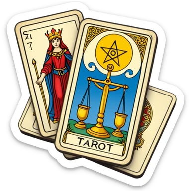 Tarot cards  sticker