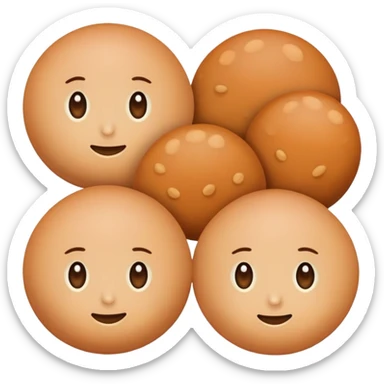 6 lentils, simple and clear sticker