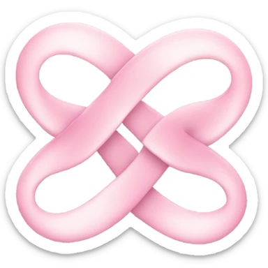 Infinity love pink  sticker