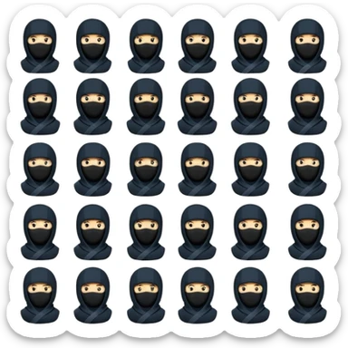lo emojis de ninja deben estar relacionados con un signo zodiacal sticker