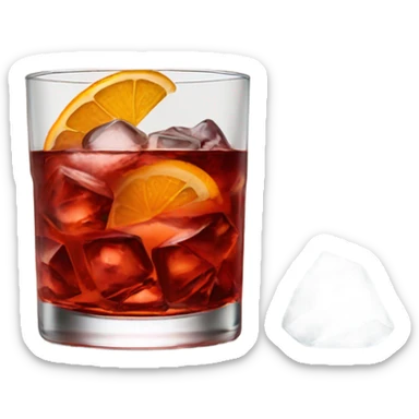 Negroni on the rocks  sticker