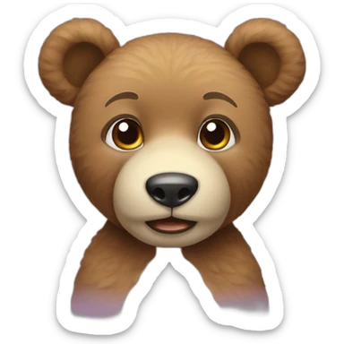 Nounours sticker