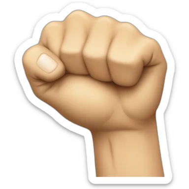 lets go fist pump sticker