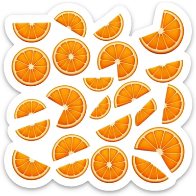 tangerine sticker