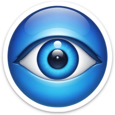 nazar eye bead. sticker