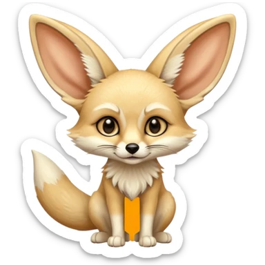 fennec fox sticker