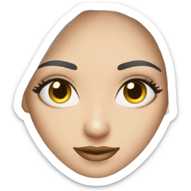 false-lashes sticker