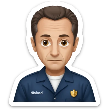 Nicolas sarkozy en prison  sticker