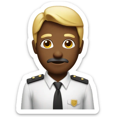 Face emoji „NO TALK” sticker