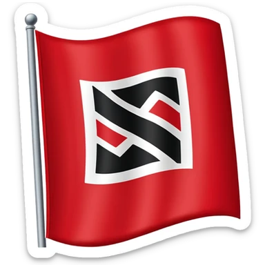 Hazme un emoji de la bandera nazi  sticker