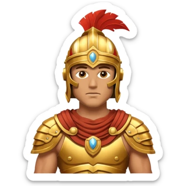 Gladiators in Golden Armor sticker