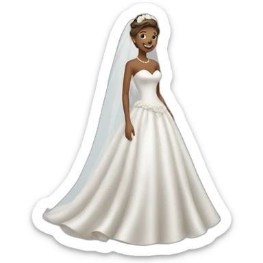 bride sticker