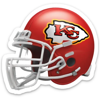Chiefs football sticker