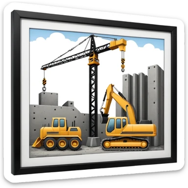 CONSTRUCTION SITE sticker