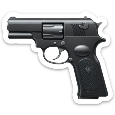 Mafia gun sticker