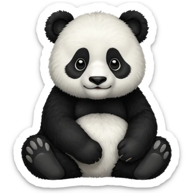 Panda roux sticker