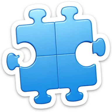 maybe puzzle piece? sticker